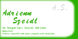 adrienn szeidl business card